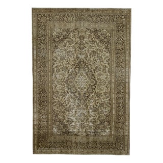 Vintage Hand-Knotted Middle Eastern Rug For Sale