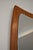 Brown Mid-Century Danish Teak Wall Mirror with Sculptural Frame, 1960s For Sale - Image 8 of 10