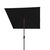 Spritely Home Wesler 7.5Ft Auto Tilt Square Market Umbrella, Black For Sale - Image 4 of 5