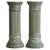 Antique Italian Neoclassical Green Marble Fluted Pedestal For Sale - Image 16 of 18