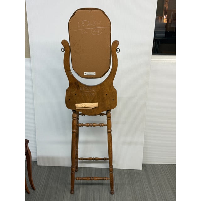 Pulaski Furniture Vintage Oak Shaving Stand For Sale In San Francisco - Image 6 of 12