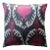 Contemporary Handmade Silk Ikat Pillow For Sale