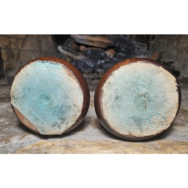 Pair of Antique English Oak Barley Twist Candlesticks For Sale - Image 14 of 14