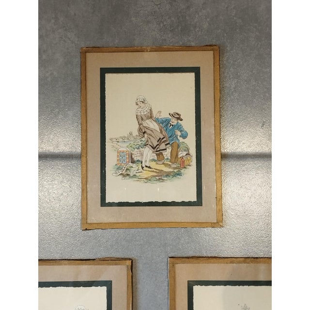 Alfred Renaudin / E. Naudy, Berry, Poitou, Lorraine & Touraine, Early 20th Century, Lithographs, Set of 4 For Sale - Image 18 of 18