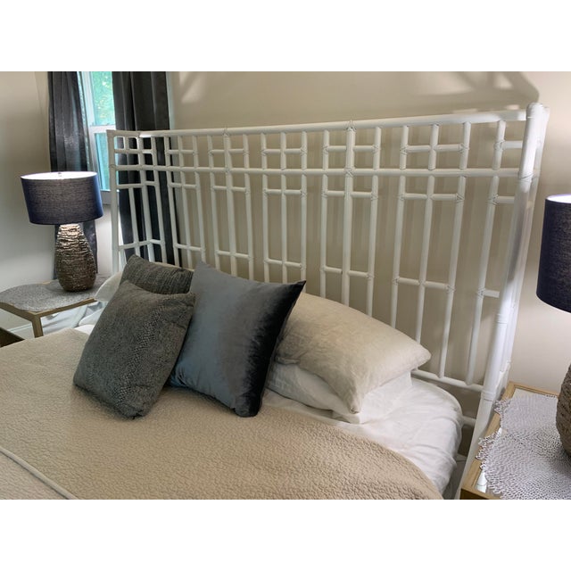 20th Century Hollywood Regency Faux Bamboo King Bedframe ...