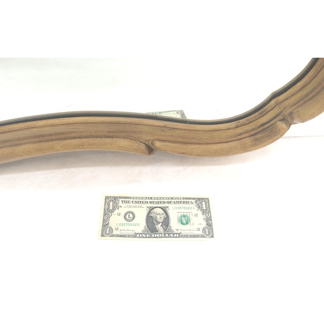 Brown Figural Silver Style Mid Century Modern Wall Mirror Mint For Sale - Image 8 of 8