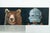 2010s Lauren Briere Lions, Tigers, Bears, and Oh My Bot Signed Oil Painting on Board For Sale - Image 5 of 5