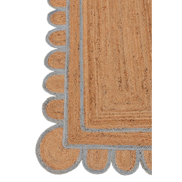 Sizes- 2'x3' Hand Made Natural Jute Fiber Scallop Rug. Available in Multiple Colors and Sizes. See additional listings in...