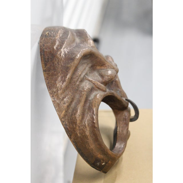 Gothic Copper Mask Wall Decor, 1950s For Sale - Image 17 of 18