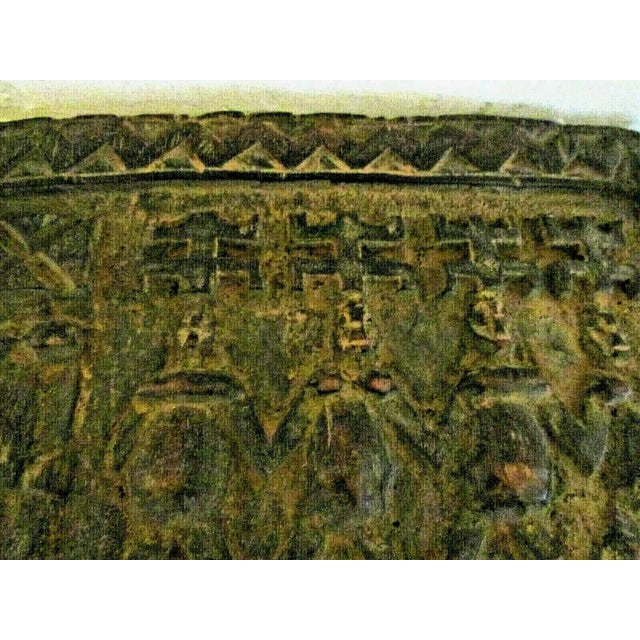 Early 20th Century Vintage African Mali Tribal Dogon Wood Door For Sale - Image 5 of 13