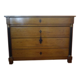 19th Century Biedermeier Chest of Drawers Dresser For Sale