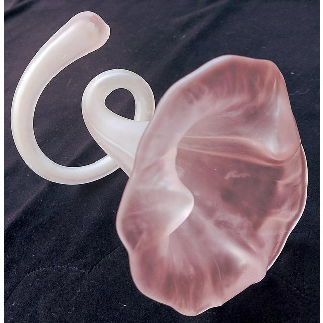 Vintage Frosted Glass Vase by Stiver, Italy, 1970 For Sale - Image 15 of 17