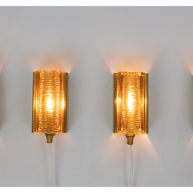 1970s Vintage Atlantic Wall Lamps by Vitrika, 1970s, Set of 4 For Sale - Image 5 of 11