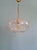 Large Vintage Pendant Light in Clear Glass Inlaid with Gold Glitter, Germany, 1970 For Sale - Image 12 of 12