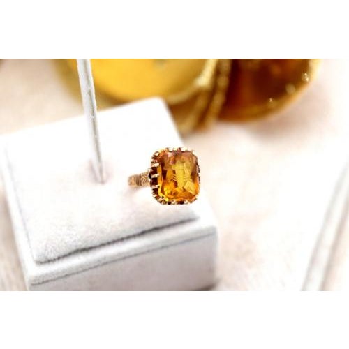 Embossed Gold Ring For Sale - Image 6 of 7