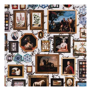 Sample - Schumacher x Johnson Hartig Le Grand Tour Wallpaper in Floral