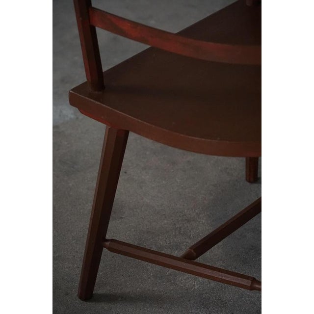 Scandinavian Folk Art Wooden Armchairs with Hand-Carved Motifs, 1920s, Set of 2 For Sale - Image 15 of 18