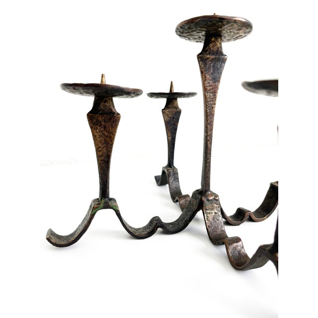 Mid 20th Century Mid 20th Century French Jean Royère Style Candelabra For Sale - Image 5 of 12
