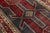 Charcoal Vintage Caucasian Kazak Wool Runner Rug With Double Eagle Motif & Charcoal Field For Sale - Image 8 of 9