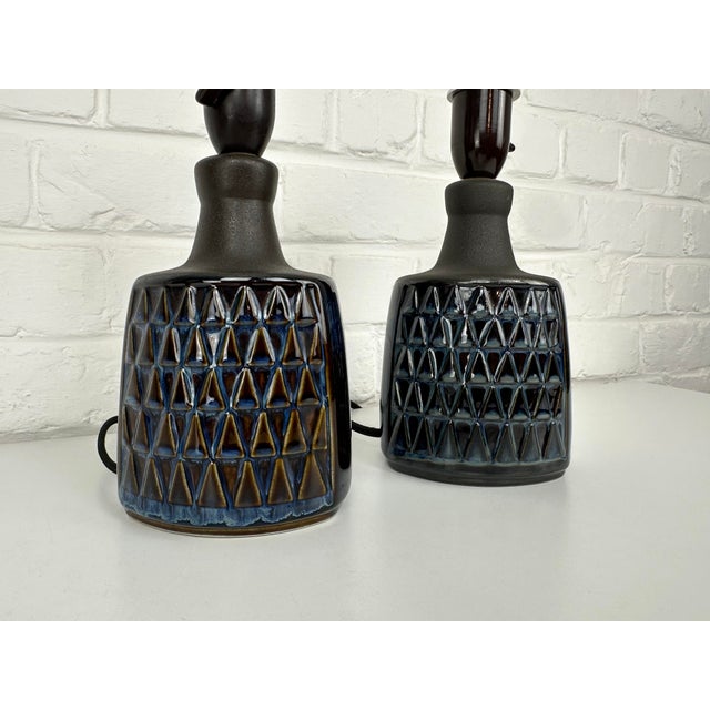 Ceramic Model 1036 Table Lamps by Einar Johansen for Søholm, Denmark, 1960s, Set of 2 For Sale - Image 11 of 15