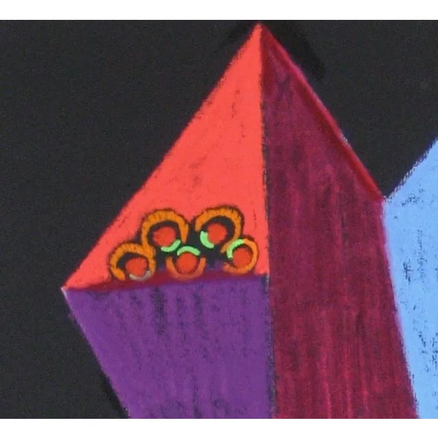 This Mid to Late 20th Century pastel on paper drawing is by San Francisco artist Michael di Cosola (1929-2010). Di Cosola...