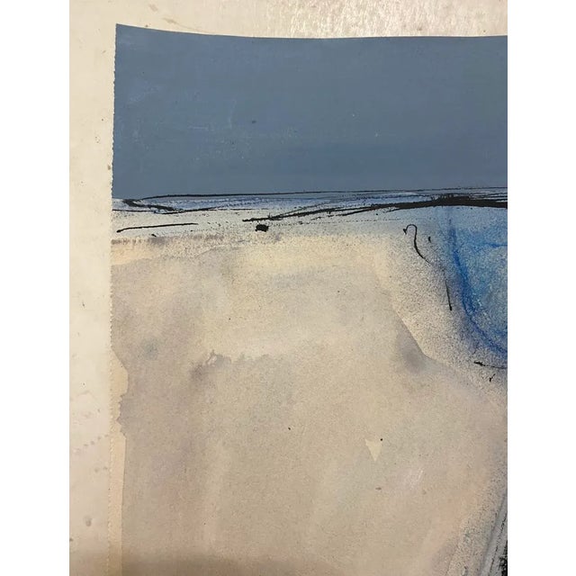 "Now I Float Iii" Original Mixed Media Painting on Paper by Zac Woodiel For Sale - Image 4 of 7