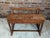 Rustic Vintage Double School Desk in Oak For Sale - Image 3 of 9