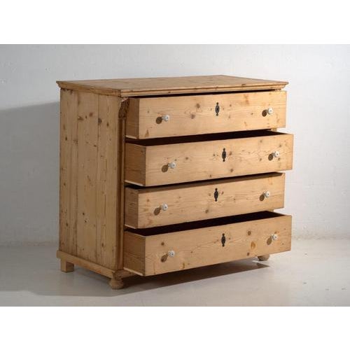 Antique Chest of 4 Drawers For Sale - Image 4 of 11