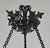 Burnt Orange French Art Deco Pendant Light by Le Verre Francais Schneider - 1925 Cameo Chandelier France For Sale - Image 8 of 11