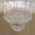 Transparent Bespoke Italian Art Deco Design Crystal Murano Glass Nickel Modern Chandelier For Sale - Image 8 of 10