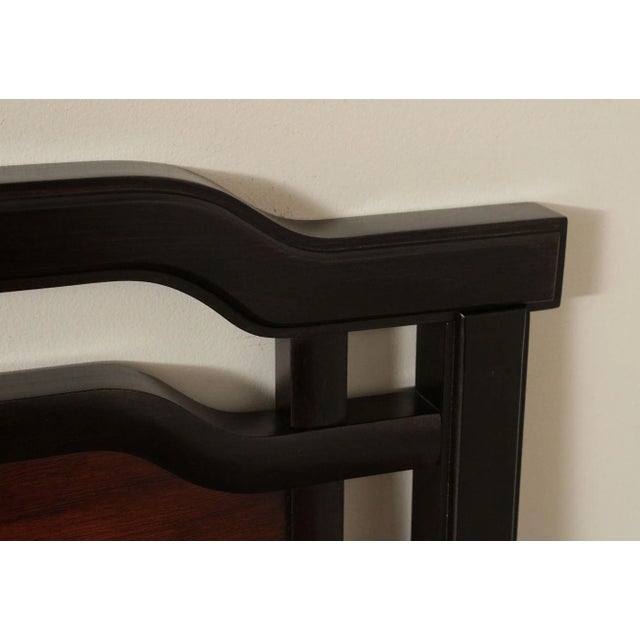 Mid-Century Modern Thomasville Asian Inspired Queen Size Headboard For Sale - Image 3 of 12