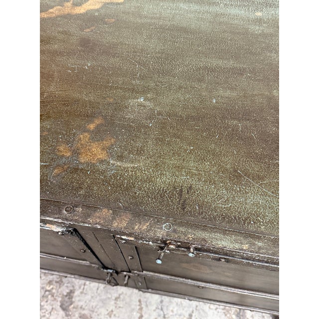 Restoration Hardware Restoration Hardware Industrial Tool Chest Sideboard For Sale - Image 4 of 12