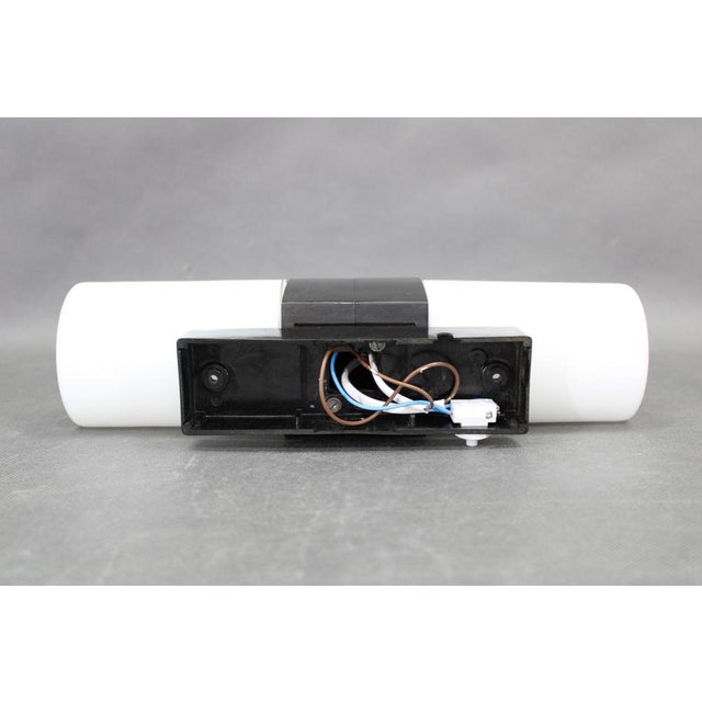 Mid-Century Modernn Bakelite and Opaline Glass Wall Light, 1960s For Sale - Image 6 of 11