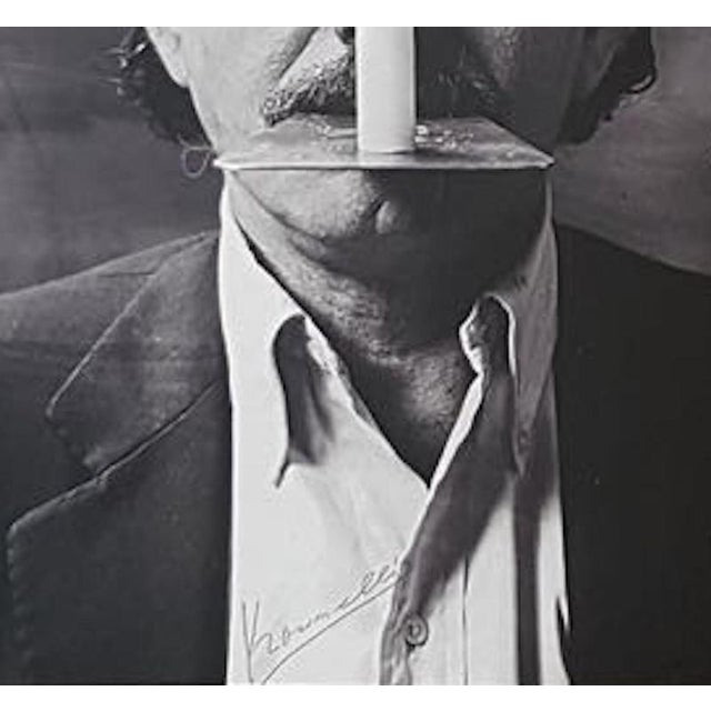Modern Claudio Abate, Black and White Photograph Signed by Jannis Kounellis, 1980s, Photograh For Sale - Image 3 of 4