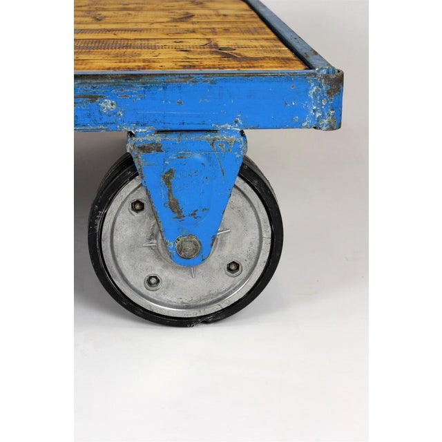 Industrial Industrial Coffee Table Cart, 1950s For Sale - Image 3 of 12
