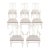 Mid 20th Century Set of 8 Hepplewhite Dining Chairs With Schumacher Fabric Cushions For Sale