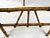 Wood Vintage Scorched Bamboo Folding Floor Easel For Sale - Image 7 of 11