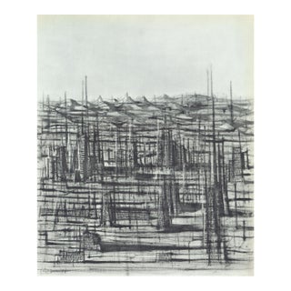 1959 Jean Carzou Lithograph "Gomorrhe" For Sale