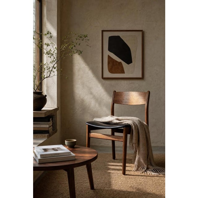 Mid-Century Modern Scandinavian Dining Chairs in Teak and Vinyl, 1960s, Set of 4 For Sale - Image 18 of 18
