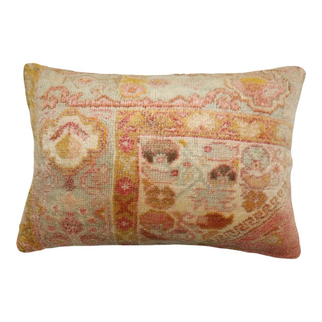 Zabihi Collection Angora Oushak Large Rug Pillow For Sale