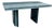 Postmodern Sky Blue and Faux Green Marble Laminate Dining Table For Sale