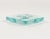 Mid-Century Squared Ashtray in Green Crystal Glass in the style of Fontana Arte, Italy, 1970s For Sale - Image 10 of 13