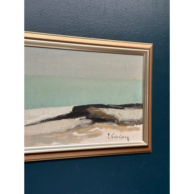 Eric Cederberg, Coastal Landscape, 1950s, Oil on Canvas, Framed For Sale - Image 6 of 18