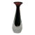 Vintage Orrefors Glass Vase, Red Swedish Art Glass Bud Vase For Sale