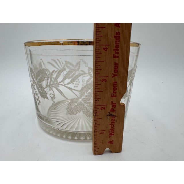 Mid 20th Century Vintage Cera Grapes Wine Chiller Ice Bucket Signed MCM Barware For Sale - Image 5 of 7