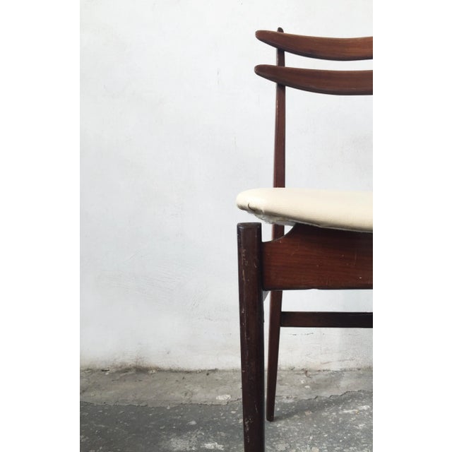 Wood Set of Italian Chairs, 1950s For Sale - Image 7 of 8