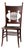 Antique Eastlake Victorian Side Chair With Leather Seat For Sale