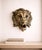 Upgrade your home décor with this stunning antique-style lion head wall mount, crafted from real metal and finished in a...
