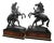 Marley Horse Statues with Boulle, Bronze, Set of 2 For Sale