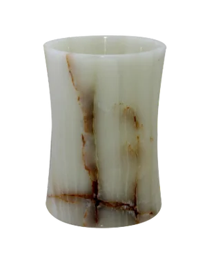 White Marble Waste Bin